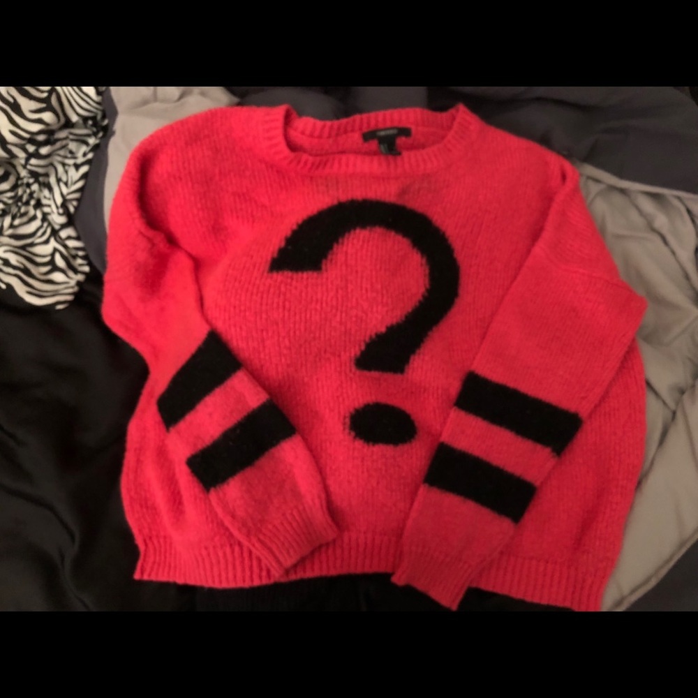 hot pink ? sweater